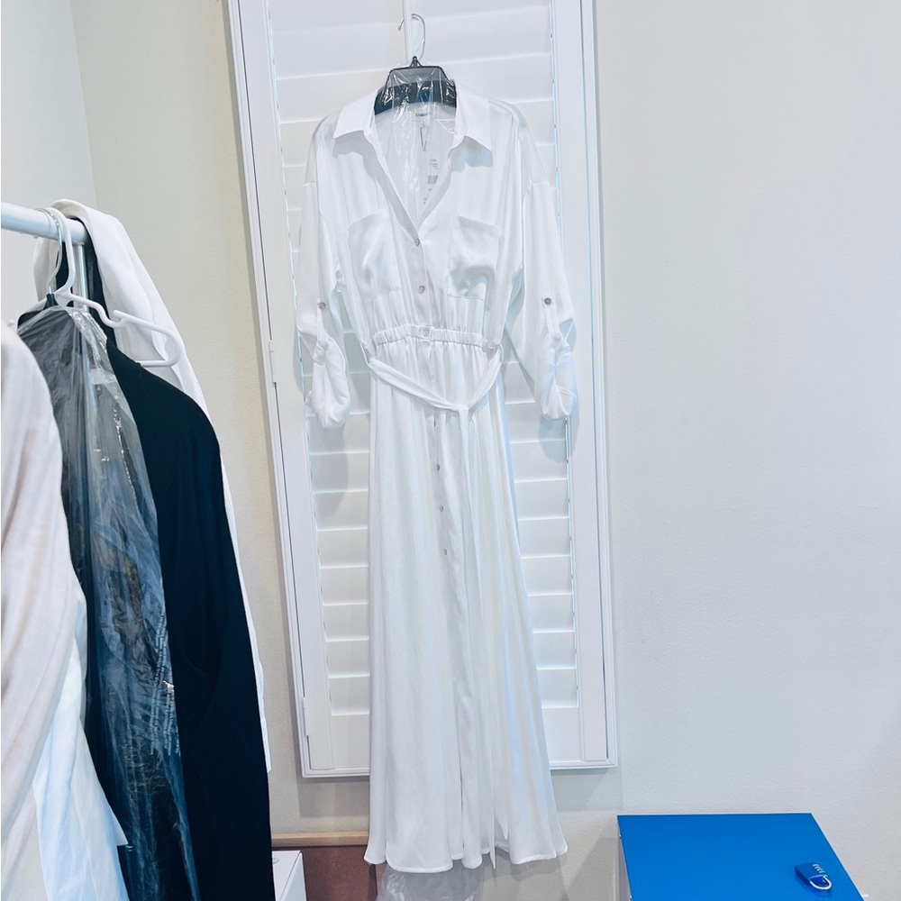 L Agence white dress